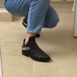 Zara Trafaluc ankle boots, black